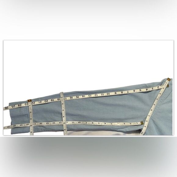 Old Navy The Oxford Shirt Men’s Blue Long Sleeve Button Down  Size MEDIUM - Picture 11 of 14